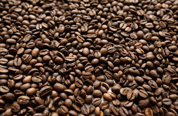Roasted coffee beans