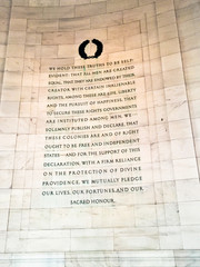 Lincoln Address Text on Wall
