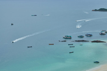 The Koh larn Island in Thailand
