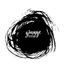 Ink vector brush strokes. Vector illustration. Grunge hand drawn watercolor texture. Space for text.