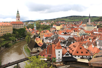 チェスキー・クルムロフの風景