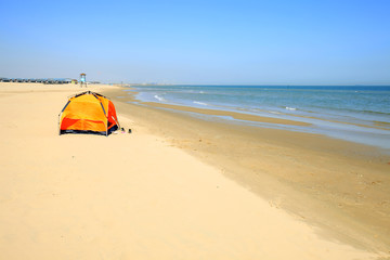 The seaside scenery