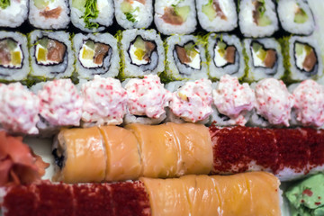 sushi beater on the table background