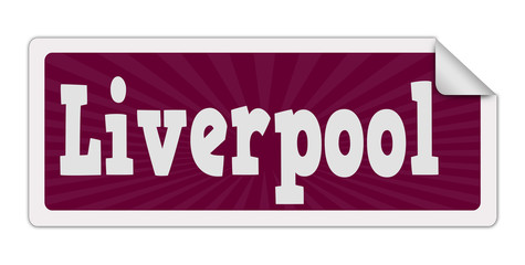 Liverpool label or sticker