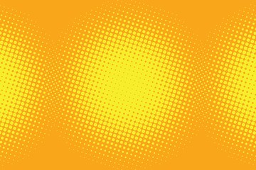 yellow pop art background
