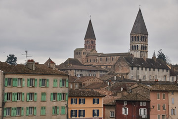 Obraz premium Tournus villages in France