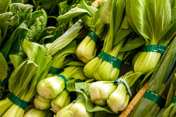 many bunch of mustard greens