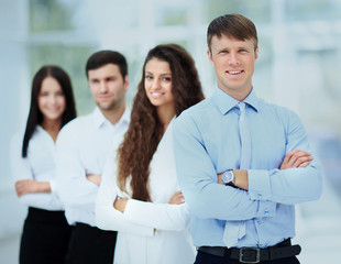 Group portrait of a professional business team