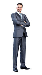 businessman isolated on white