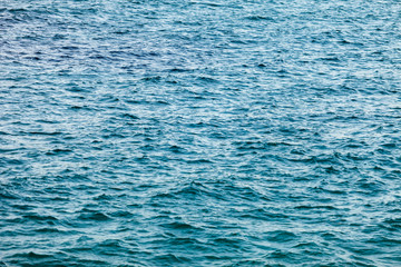 Blue water sea for background