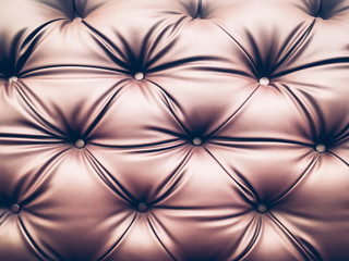 close up blown leather sofa backrest backround