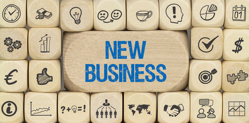 New Business / Würfel mit Symbole