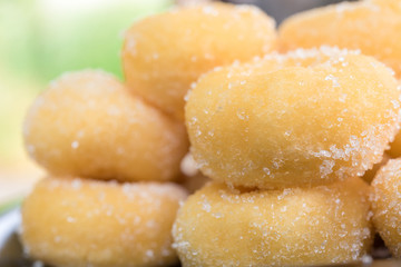 donuts sugar,sweet pieces of sugar doughnuts