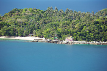 Detail of Ko Kaeo Yai Island seen from Promthep Cape