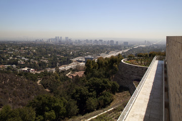 Interstate 406 cuts through Los Angeles