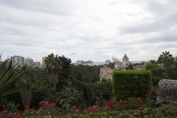 Fototapeta na wymiar Malaga's view