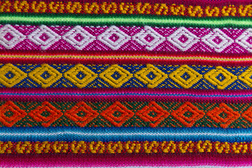 Traditional andean tapestry from northern Argentina and Bolivia.
Andean textile in alpaca and sheet wool