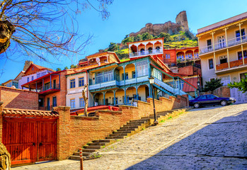 Old Town of Tbilisi, Georgia - obrazy, fototapety, plakaty