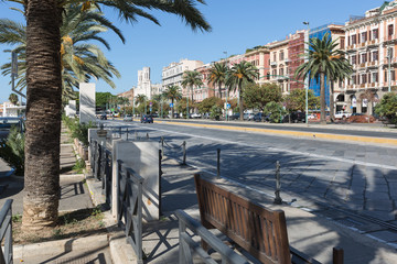 Roma street, Cagliari. Sardinia