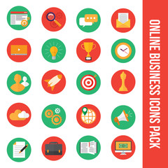 seo. search engine optimization. icons set vector illustration. online business design concept.