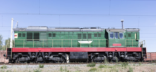 Obraz premium Diesel locomotive 