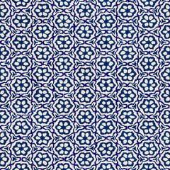 Native batik seamless watercolor artistic boho style colorful square pattern.