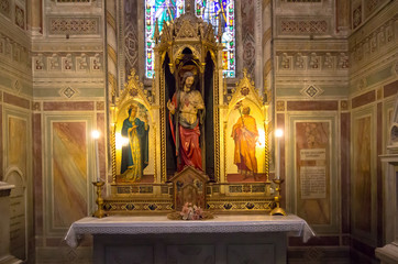 Altar in Basilica of Santa Croce, Florence