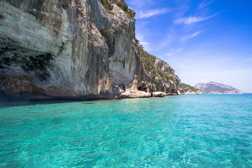 Fototapeta na wymiar Seashore in the Golfo di Orosei, Sardinia, Italy