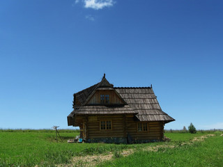 Traditional Hut in Zakopane, Tatra Mountains, Poland