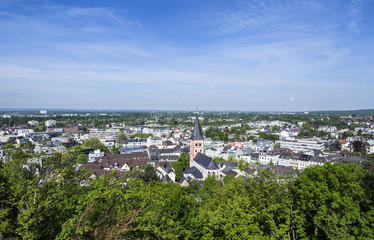 Fototapeta na wymiar Siegburg Panorama