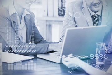 Composite image of bright spot of a flare