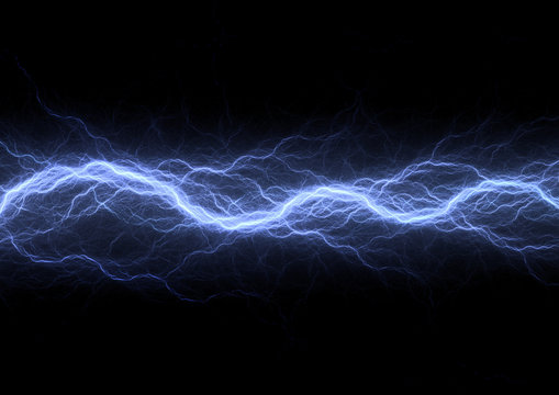 Double blue lightning, electrical bacground