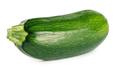 Raw green zucchini