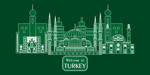 Obraz premium the turkey set