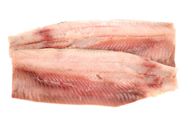 Herring on a white background
