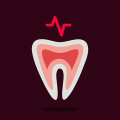 Tooth vector illustration