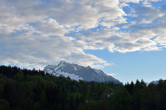 Alpine mountain landscape from Berchtesgaden, Bavaria, Germany