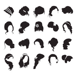 Collection of beautiful female hairstyles