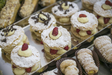 tasty, delicious, gourmet, pastry, food, cake, sweet, dessert, sugar, closeup, cream, decoration