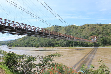Puente de Occidente. Olaya y Santa Fe de Antioquia, Colombia.