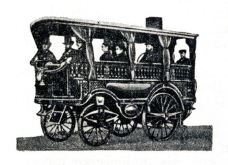 French steam bus "L'Obéissante" by Amédée Bollée (1875)
