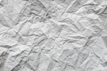  White crumpled paper texture