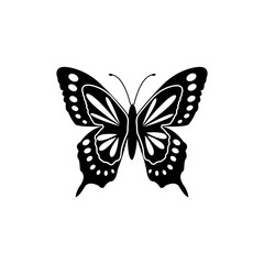 Butterfly vector icon.