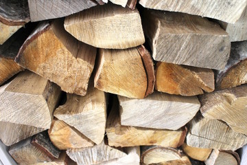 Fototapeta premium Firewood blocks