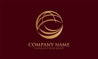 world abstract business finance logo