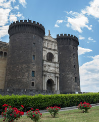 Fototapeta na wymiar Maschio Angioino castle - Naples - Italy