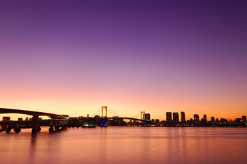 Fototapeta premium 湾岸の夕暮れ