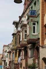 Old Buildings in Balat District, Istanbul