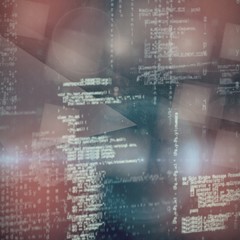 Composite image of image of data