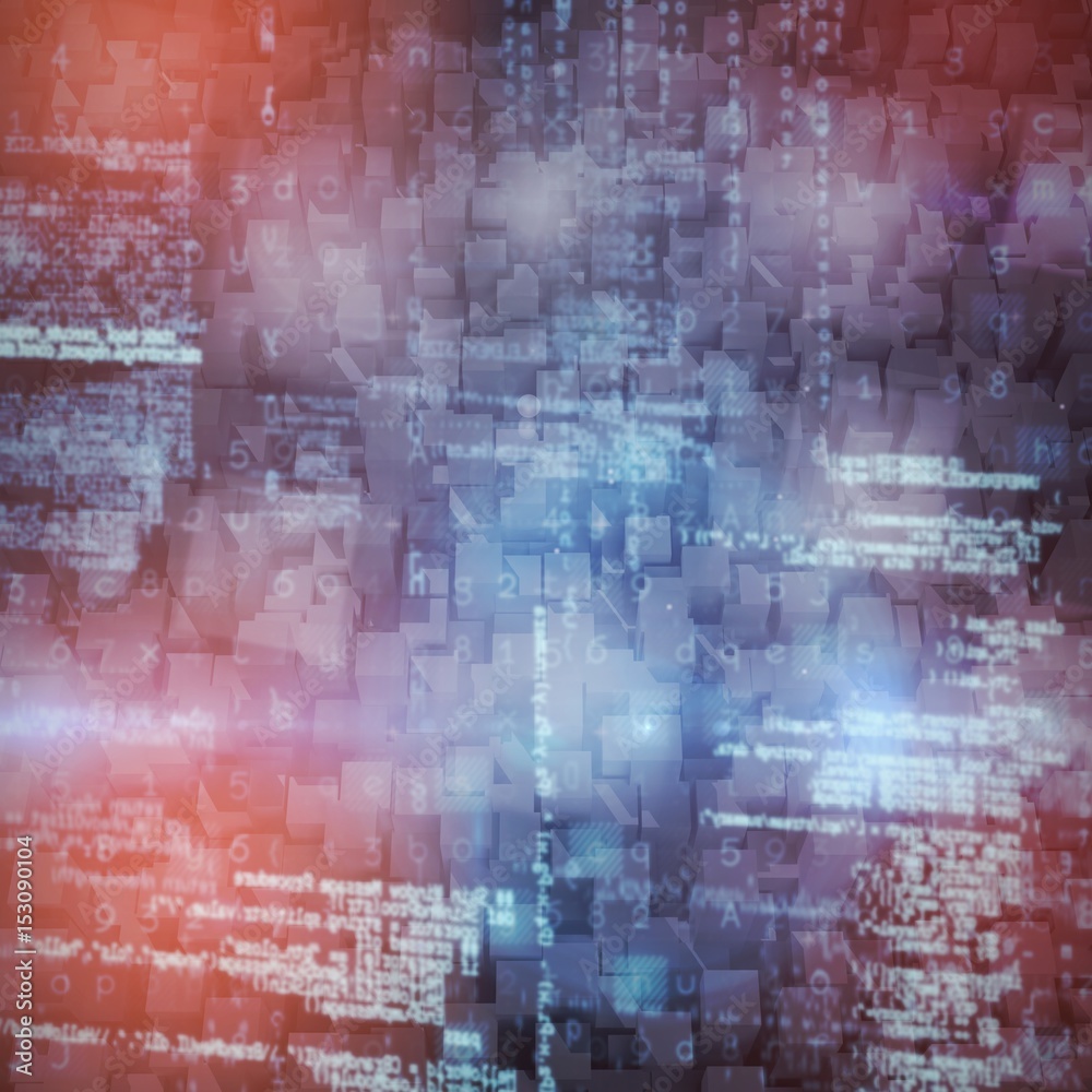 Poster composite image of image of data